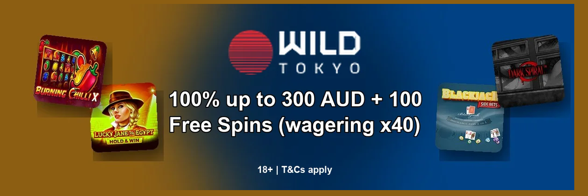 Wild Tokyo welcome offer